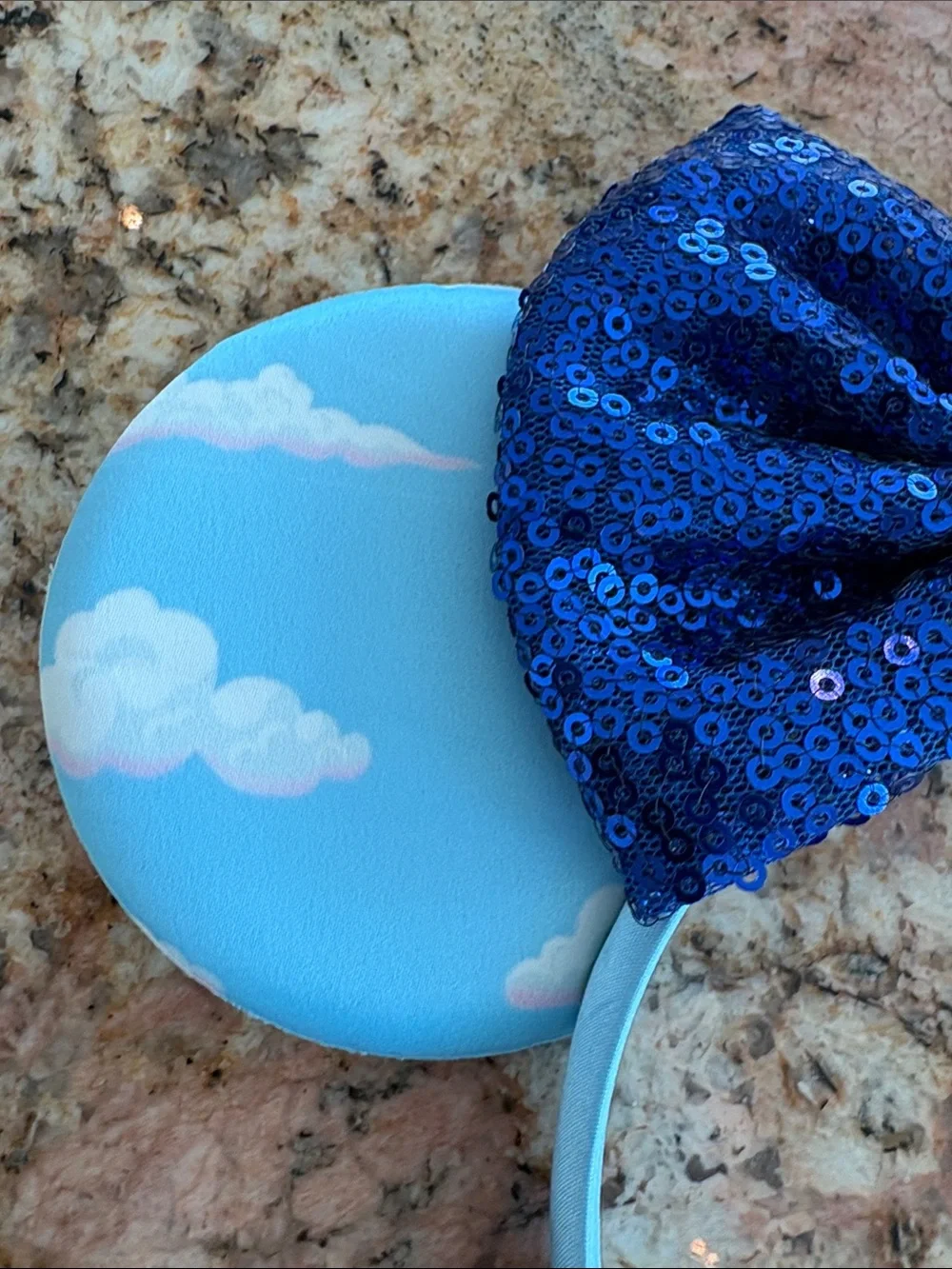 Disney's Up Minnie Ears Headband - Light Blue